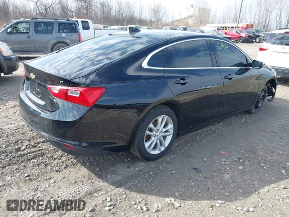 2017 Chevrolet Malibu LT with VIN 1G1ZE5ST0HF117785, listed as a IAAI auction lot 41813904 with 163,384 mi miles and . Bid and sale history available at DreamBid. Image 4.