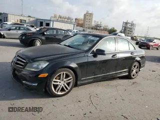 2014 Mercedes-Benz C 250 Sport with VIN WDDGF4HB8EA957803, listed as a Copart auction lot 63412805 with 110,391 mi miles and Clean title. Bid and sale history available at DreamBid. Image 1.