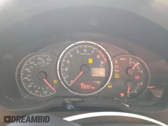 2015 Subaru BRZ Premium with VIN JF1ZCAB18F9602102, listed as a Copart auction lot 75958264 with 72,692 mi miles and Salvage title. Bid and sale history available at DreamBid. Image 9.