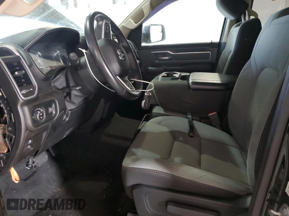 2020 Ram 1500 Big Horn with VIN 1C6SRFFM0LN248372, listed as a Copart auction lot 55681905 with 30,233 mi miles and Salvage Title. Bid and sale history available at carsss.com. Image 7.