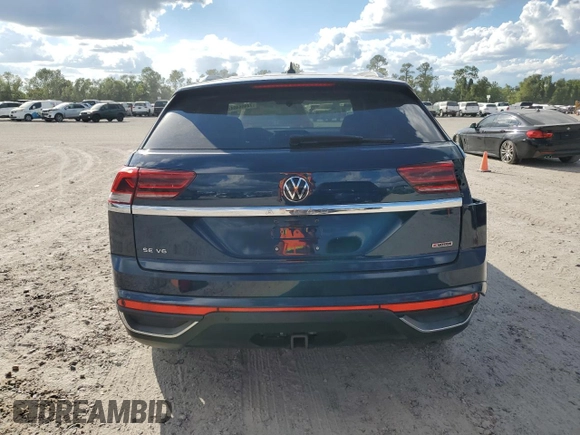 2021 Volkswagen Atlas SE with VIN 1V2HE2CAXMC204778, listed as a Copart auction lot 74906404 with 53,597 mi miles and Salvage title. Bid and sale history available at DreamBid. Image 6.