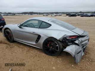 2025 Porsche Cayman S with VIN WP0AB2A83SK261452, listed as a Copart auction lot 51907845 with 462 mi miles and Salvage Title. Bid and sale history available at DreamBid. Image 2.