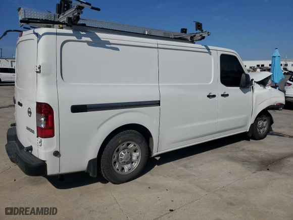 2021 Nissan NV Cargo SV with VIN 1N6BF0KM0MN809897, listed as a Copart auction lot 76552694 with 100,124 mi miles and Salvage Title. Bid and sale history available at carsss.com. Image 3.