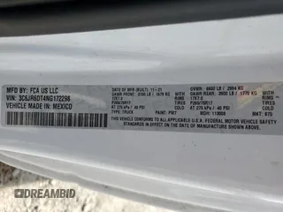 2022 Ram 1500 Tradesman with VIN 3C6JR6DT4NG172298, listed as a Copart auction lot 55274815 with 51,763 mi miles and Salvage title. Bid and sale history available at DreamBid. Image 13.