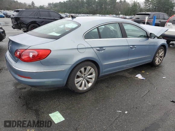 2012 Volkswagen CC R-Line with VIN WVWMP7ANXCE552032, listed as a Copart auction lot 53165885 with 120,589 mi miles and Salvage title. Bid and sale history available at DreamBid. Image 3.