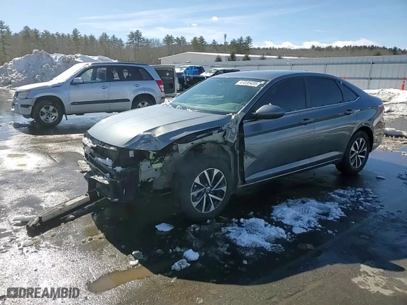 2023 Volkswagen Jetta S with VIN 3VW5M7BU9PM031349, listed as a Copart auction lot 47036455 with 23,680 mi miles and Salvage Title. Bid and sale history available at carsss.com. Image 11.