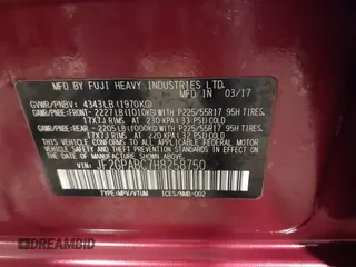 2017 Subaru Crosstrek Premium с VIN JF2GPABC7H8258750, выставлен на аукционе IAAI как лот 41044697 с пробегом 64 218 миль миль и . История ставок и продаж доступна на DreamBid. Изображение 9.