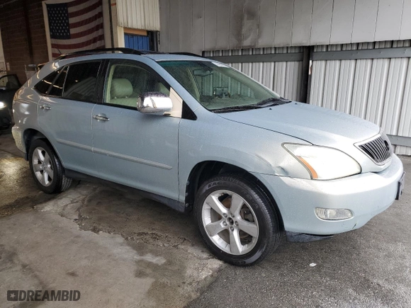 2005 Lexus RX 330 with VIN JTJGA31U350047347, listed as a Copart auction lot 44954765 with 217,444 mi miles and Salvage Title. Bid and sale history available at carsss.com. Image 4.