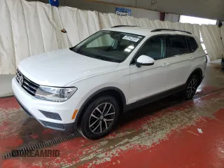 2021 Volkswagen Tiguan SE with VIN 3VV2B7AX5MM009482, listed as a Copart auction lot 54020465 with 91,828 mi miles and Clean Title. Bid and sale history available at DreamBid. Image 1.