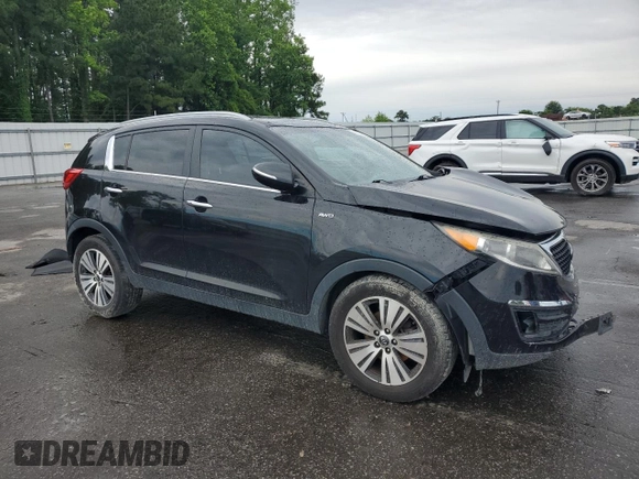 2016 Kia Sportage EX with VIN KNDPCCAC1G7807242, listed as a Copart auction lot 56245505 with 157,443 mi miles and Salvage title. Bid and sale history available at DreamBid. Image 4.