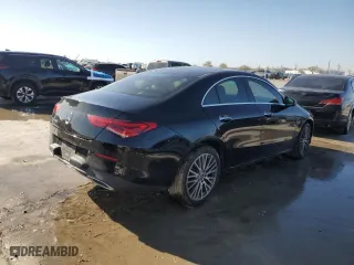 2022 Mercedes-Benz CLA with VIN W1K5J4GBXNN282245, listed as a Copart auction lot 47504475 with 80,030 mi miles and Salvage Title. Bid and sale history available at carsss.com. Image 3.