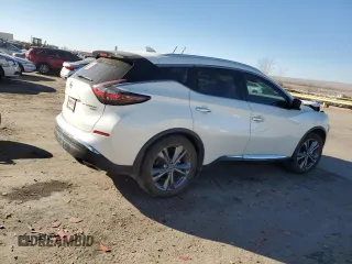 2021 Nissan Murano Platinum z VIN 5N1AZ2DS3MC147348, wystawiony jako Copart lot #82631594 z przebiegiem Nie podano mil oraz Szkoda całkowita • Salvage title. Historia ofert i sprzedaży dostępna na DreamBid. Obrazek 3.