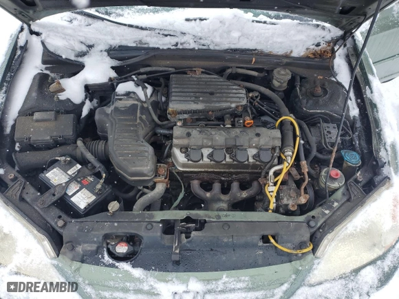 2003 Honda Civic LX with VIN 2HGES16633H903391, listed as a Copart auction lot 45358615 with 484,437 mi miles and Clean Title. Bid and sale history available at carsss.com. Image 12.