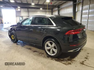 2023 Audi Q8 Premium with VIN WA1AVBF17PD020440, listed as a Copart auction lot 87322714 with 9,963 mi miles and Salvage title. Bid and sale history available at DreamBid. Image 2.