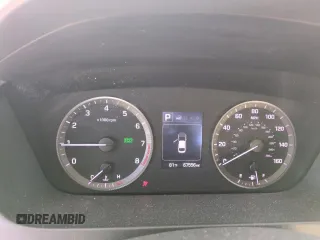 2015 Hyundai Sonata SE z VIN 5NPE24AFXFH219263, wystawiony jako Copart lot #59393765 z przebiegiem 67 556 mil mil oraz Szkoda całkowita • Salvage title. Historia ofert i sprzedaży dostępna na DreamBid. Obrazek 9.