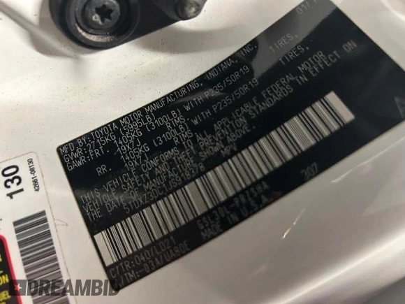 2018 Toyota Sienna SE with VIN 5TDXZ3DC1JS918378, listed as a Copart auction lot 62154135 with 110,087 mi miles and Salvage title. Bid and sale history available at DreamBid. Image 10.