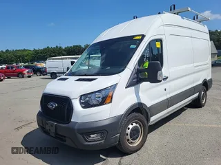 2023 Ford Transit Cargo with VIN 1FTBR1X87PKC01635, listed as a IAAI auction lot 42832727 with 17,348 mi miles and . Bid and sale history available at DreamBid. Image 26.