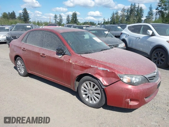 2010 Subaru Impreza Sedan 2.5i Premium with VIN JF1GE6B68AG507179, listed as a IAAI auction lot 41998096 with 109,133 mi miles. Bid and sale history available at carsss.com. Image 1.