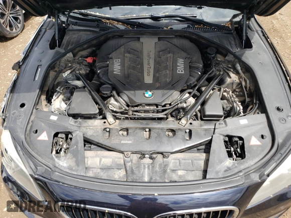 2014 BMW 7 Series ALPINA B7 with VIN WBAYE8C52ED135620, listed as a Copart auction lot 58221745 with 138,418 mi miles and Salvage title. Bid and sale history available at DreamBid. Image 11.