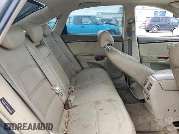 2006 Hyundai Azera SE z VIN KMHFC46F76A054625, wystawiony jako Copart lot #56588315 z przebiegiem 178 667 mil mil oraz Szkoda całkowita • Salvage title. Historia ofert i sprzedaży dostępna na DreamBid. Obrazek 10.