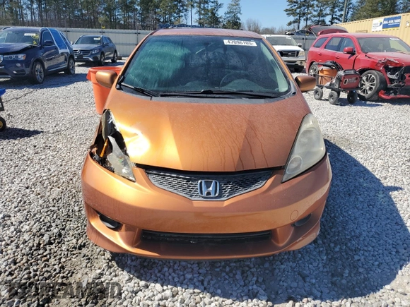 2009 Honda Fit Sport with VIN JHMGE88469S039293, listed as a Copart auction lot 47096105 with 227,975 mi miles and Salvage Title. Bid and sale history available at carsss.com. Image 5.