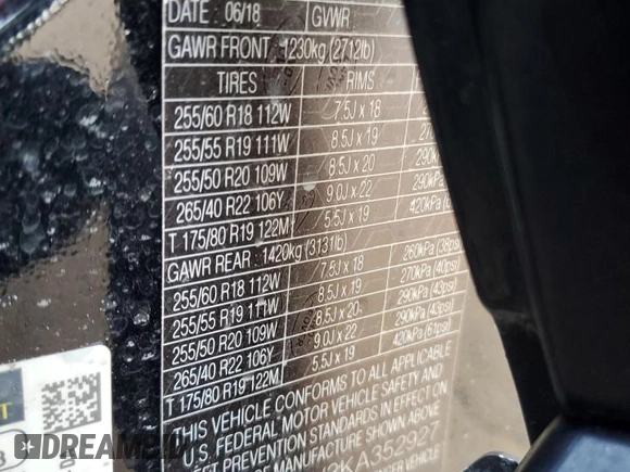 2019 Jaguar F-Pace S with VIN SADCM2FV3KA352927, listed as a Copart auction lot 49069735 with 83,317 mi miles and Salvage Title. Bid and sale history available at DreamBid. Image 13.