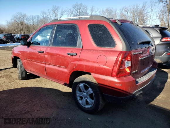2010 Kia Sportage LX with VIN KNDKG3A41A7706104, listed as a Copart auction lot 42033525 with 157,624 mi miles and Clean Title. Bid and sale history available at carsss.com. Image 2.