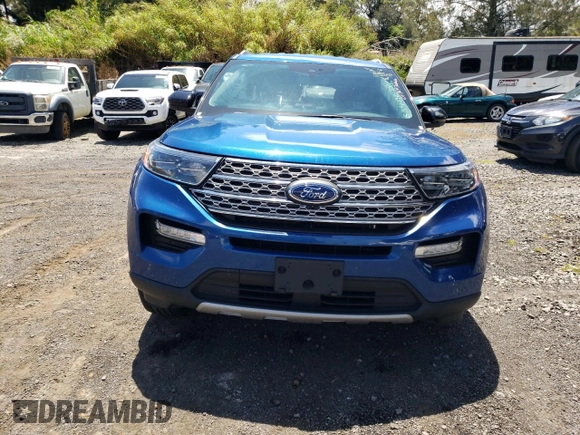 2023 Ford Explorer Limited with VIN 1FMSK8FH5PGB41352, listed as a Copart auction lot 53406155 with 25,612 mi miles and Salvage title. Bid and sale history available at DreamBid. Image 5.