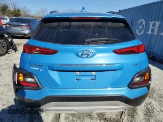 2021 Hyundai Kona Limited with VIN KM8K33A57MU605543, listed as a Copart auction lot 45055665 with 99,999 mi miles and Clean Title. Bid and sale history available at carsss.com. Image 6.