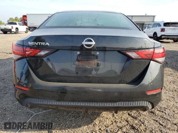 2025 Nissan Sentra S with VIN 3N1AB8BV1SY245195, listed as a Copart auction lot 51382265 with 5,397 mi miles and Salvage Title. Bid and sale history available at DreamBid. Image 6.