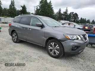 2019 Nissan Pathfinder S with VIN 5N1DR2MM7KC645399, listed as a Copart auction lot 60463925 with 115,053 mi miles and Salvage title. Bid and sale history available at DreamBid. Image 4.