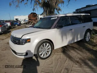 2017 Ford Flex SEL with VIN 2FMGK5C80HBA13571, listed as a Copart auction lot 81772094 with 45,786 mi miles and Salvage Title. Bid and sale history available at carsss.com. Image 1.