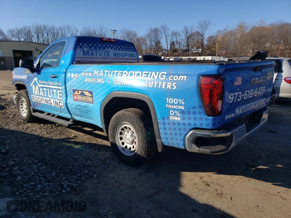 2022 GMC Sierra 1500 Limited Pro with VIN 3GTN9AEK9NG207906, listed as a Copart auction lot 36989484 with 46,607 mi miles and Non Repairable. Bid and sale history available at carsss.com. Image 2.