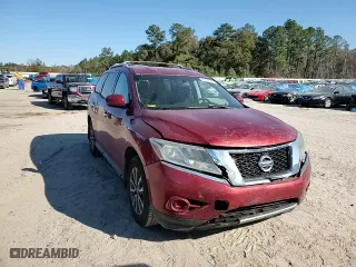 2014 Nissan Pathfinder SV with VIN 5N1AR2MM9EC684423, listed as a Copart auction lot 83176984 with 186,456 mi miles and Salvage Title. Bid and sale history available at carsss.com. Image 12.