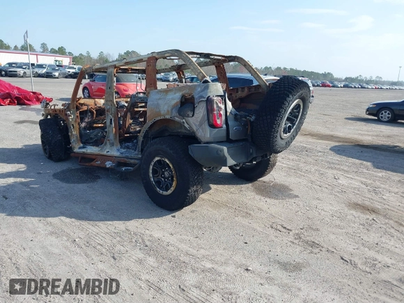 2023 Ford Bronco with VIN 1FMEE5DP4PLB62794, listed as a IAAI auction lot 39088662 with Not provided miles and . Bid and sale history available at DreamBid. Image 3.