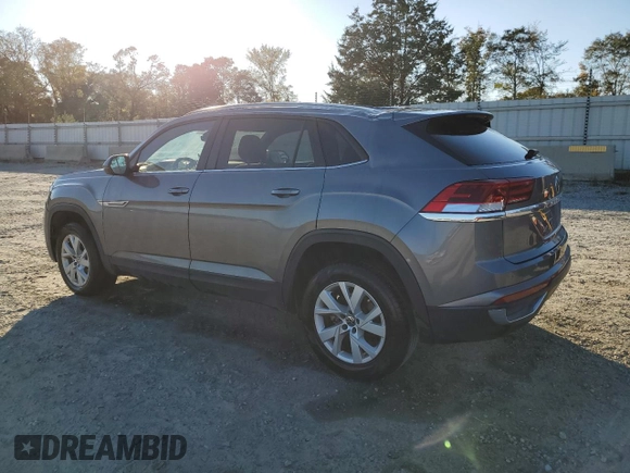 2021 Volkswagen Atlas S with VIN 1V2AC2CA0MC222200, listed as a Copart auction lot 76410174 with 50,054 mi miles and Salvage title. Bid and sale history available at DreamBid. Image 2.