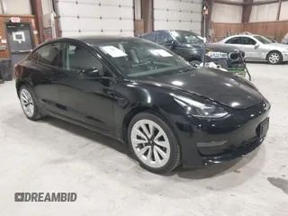 2023 Tesla Model 3 with VIN 5YJ3E1EA5PF552241, listed as a IAAI auction lot 41876487 with 18,533 mi miles. Bid and sale history available at carsss.com. Image 1.