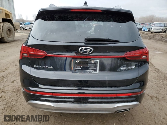 2021 Hyundai Santa Fe Calligraphy with VIN 5NMS5DALXMH347254, listed as a Copart auction lot 49868935 with 22,725 mi miles and Clean title. Bid and sale history available at DreamBid. Image 6.