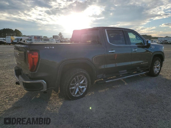 2021 GMC Sierra 1500 Limited SLT with VIN 1GTU9DET8MZ153079, listed as a Copart auction lot 88336305 with 70,687 mi miles and Salvage Title. Bid and sale history available at carsss.com. Image 3.