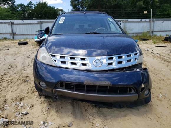 2005 Nissan Murano SL with VIN JN8AZ08W35W426860, listed as a Copart auction lot 56135664 with 0 mi miles and Salvage Title. Bid and sale history available at carsss.com. Image 5.