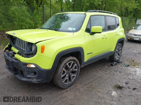 2017 Jeep Renegade Latitude z VIN ZACCJBBB0HPE95309, wystawiony jako IAAI lot #42330671 z przebiegiem 115 339 mil mil oraz . Historia ofert i sprzedaży dostępna na DreamBid. Obrazek 2.