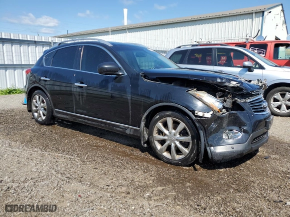 2009 Infiniti EX35 Journey with VIN JNKAJ09F09M951022, listed as a Copart auction lot 62899984 with 170,556 mi miles and Salvage Title. Bid and sale history available at carsss.com. Image 4.