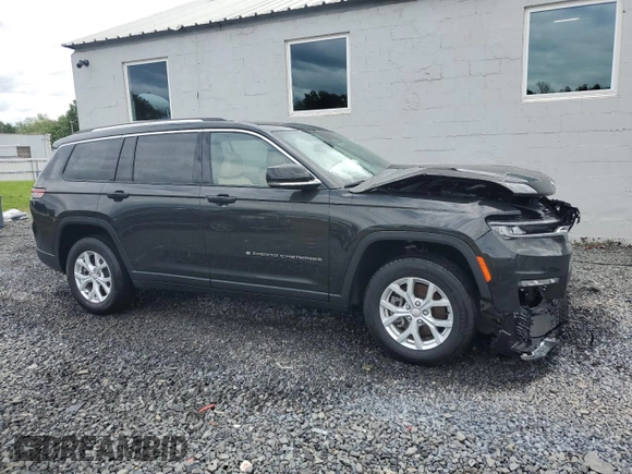 2023 Jeep Grand Cherokee Limited z VIN 1C4RJKBG8P8728476, wystawiony jako Copart lot #57998385 z przebiegiem 21 440 mil mil oraz Szkoda całkowita • Salvage title. Historia ofert i sprzedaży dostępna na DreamBid. Obrazek 4.