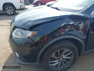 2016 Nissan Rogue SV with VIN KNMAT2MV1GP731809, listed as a IAAI auction lot 41802574 with 109,578 mi miles. Bid and sale history available at carsss.com. Image 6.