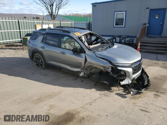 2025 Chevrolet Equinox AWD RS with VIN 3GNAXTEG8SL285728, listed as a Copart auction lot 51778115 with Not provided miles and Salvage title. Bid and sale history available at DreamBid. Image 4.
