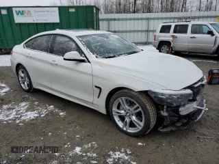 2019 BMW 4 Series 440i xDrive with VIN WBA4J7C58KBM76337, listed as a Copart auction lot 44376145 with 57,786 mi miles and Salvage Title. Bid and sale history available at carsss.com. Image 4.