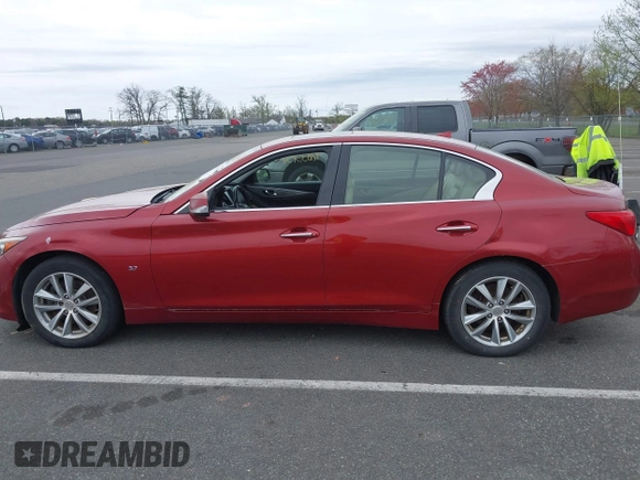 2014 Infiniti Q50 Sport with VIN JN1BV7AR1EM701939, listed as a IAAI auction lot 42051058 with 142,258 mi miles and . Bid and sale history available at DreamBid. Image 14.