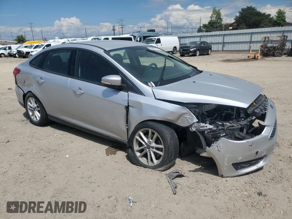 2016 Ford Focus SE with VIN 1FADP3F22GL347920, listed as a Copart auction lot 58447525 with Not provided miles and Salvage title. Bid and sale history available at DreamBid. Image 4.