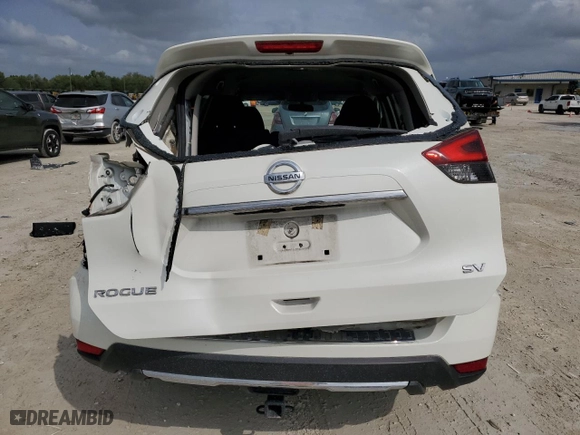 2017 Nissan Rogue SV with VIN 5N1AT2MTXHC895613, listed as a Copart auction lot 48549245 with 98,800 mi miles and Salvage Title. Bid and sale history available at carsss.com. Image 6.