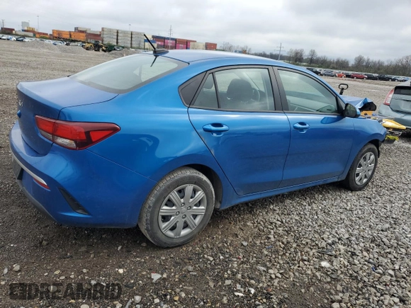 2022 Kia Rio S with VIN 3KPA24AD5NE431360, listed as a Copart auction lot 52287245 with 81,019 mi miles and Salvage Title. Bid and sale history available at carsss.com. Image 3.
